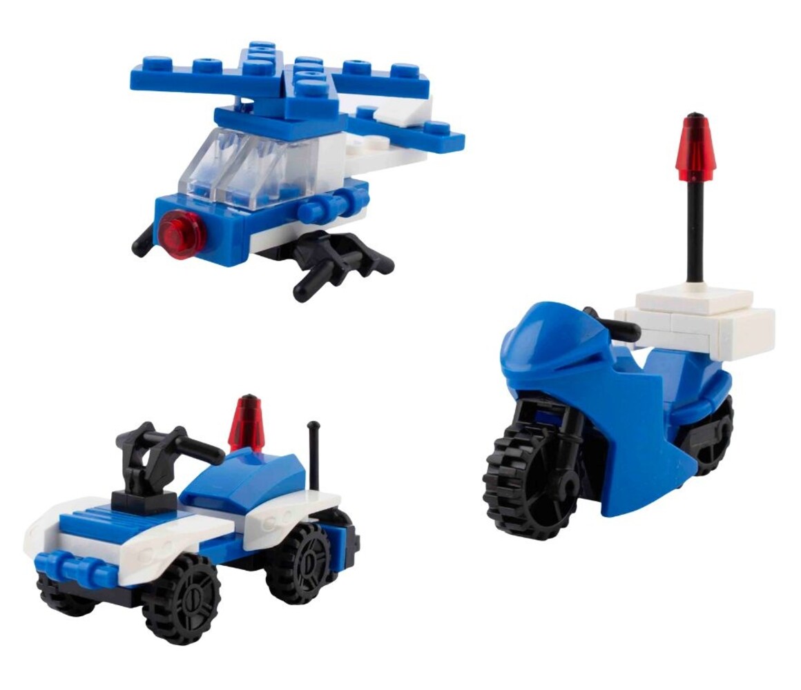 Sweet and Candy Police Mini Construction Set with Jelly Beans | per piece