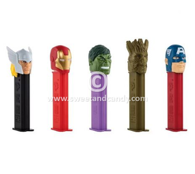 Pez Marvel Super Helden Pez Houder met Snoepjes | per stuk Pez Marvel Super Helden Pez Houder met Snoepjes | per stuk