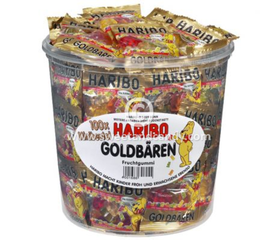 Haribo Bonbons oursons gélifiés 10 g | par 10 sachets
