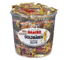 Haribo Bonbons oursons gélifiés 10 g | par 10 sachets