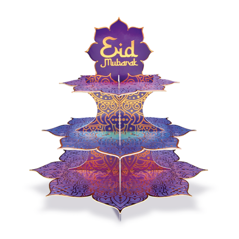 WeFiesta Eid Mubarak Taart Standaard | per stuk WeFiesta Eid Mubarak Taart Standaard | per stuk