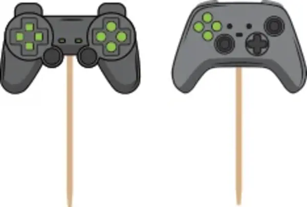 WeFiesta Décorations pour gâteaux sur le thème du jeu vidéo | 12 pièces