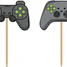 WeFiesta Gaming-Kuchenaufsätze | 12 Stück