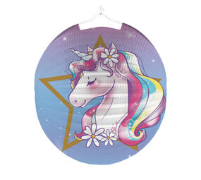 Riethmüller Unicorn Dreams Lampion 25cm | per stuk