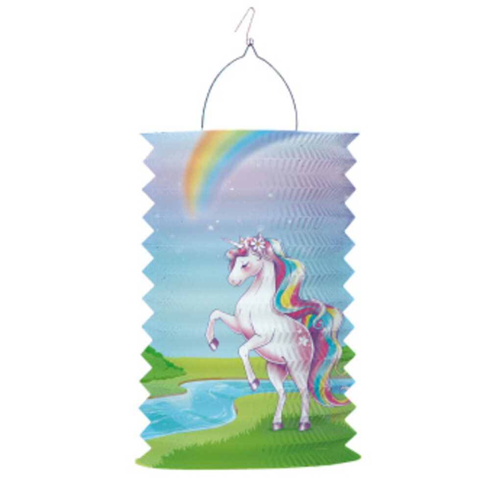 Riethmüller Lanterne Rêves de Licorne 28 cm | à l'unité