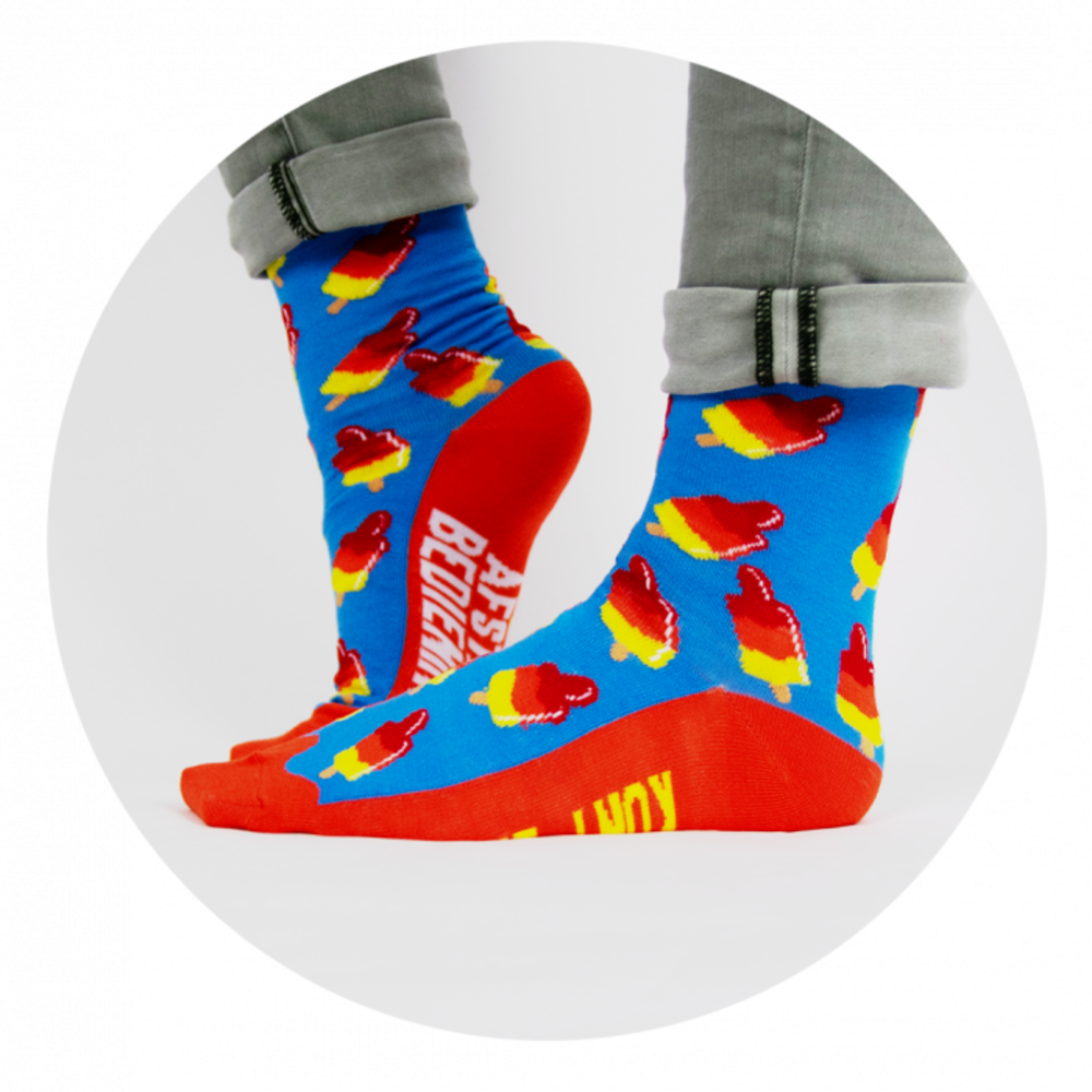 Paper Dreams Humoristische Sokken Afstandsbediening | per paar Paper Dreams Humoristische Sokken Afstandsbediening | per paar