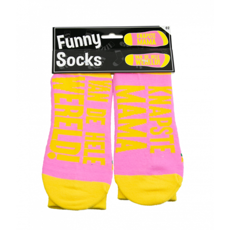 Paper Dreams Witzige Socken „Schönste Mama“ | pro Paar