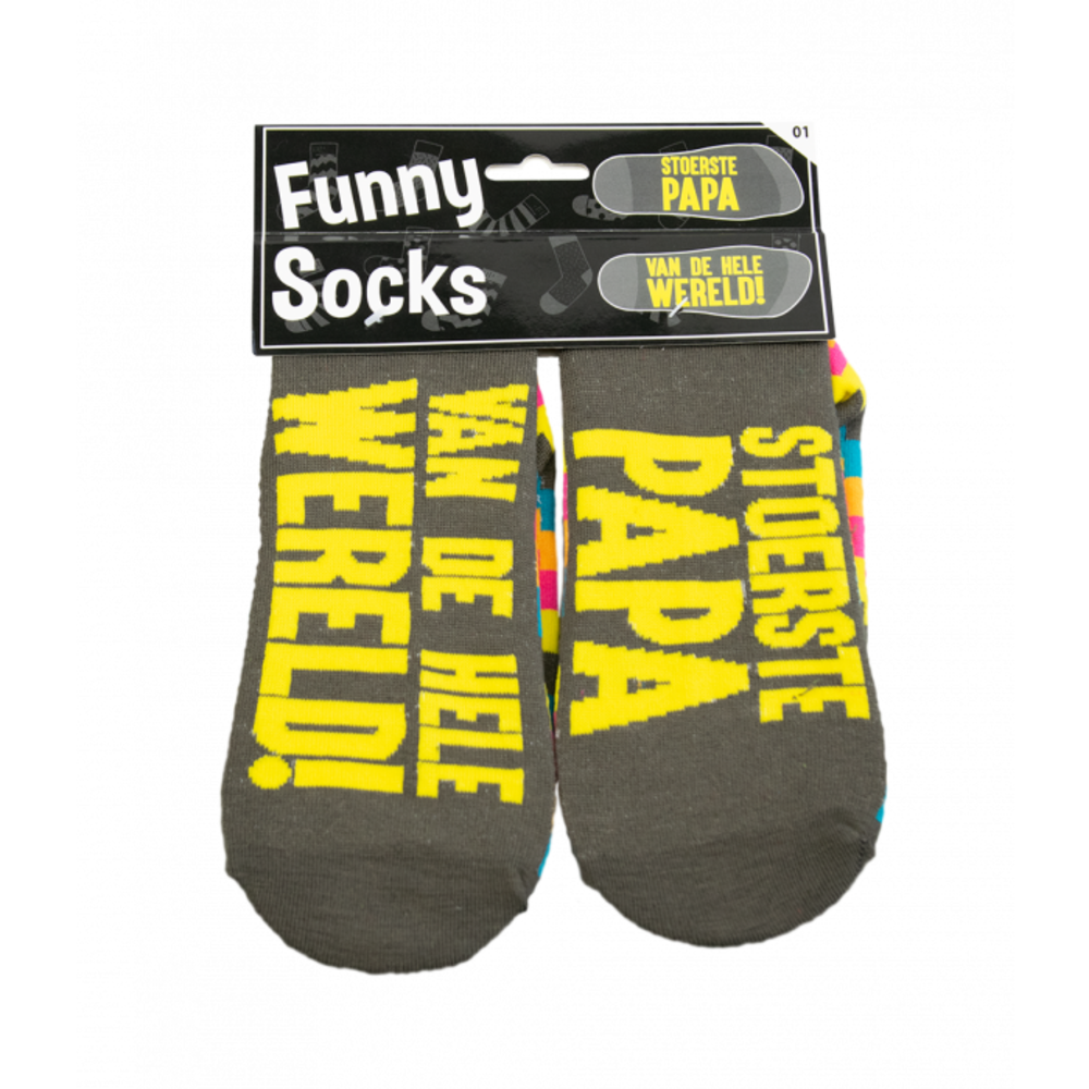 Paper Dreams Chaussettes humoristiques Papa le plus dur | par paire