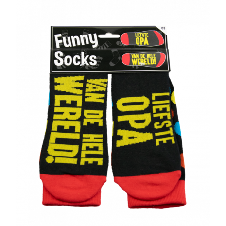 Paper Dreams Chaussettes humoristiques « Cher grand-père » | par paire