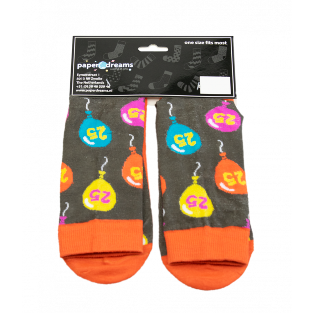Paper Dreams Humorvolle Socken, 25 Jahre | pro Paar