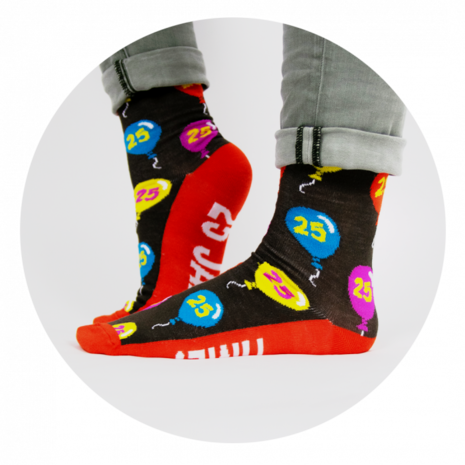 Paper Dreams Chaussettes humoristiques 25 ans | par paire
