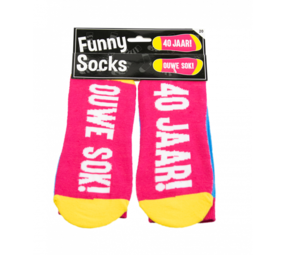 Paper Dreams Witzige Socken 40 Jahre | pro Paar
