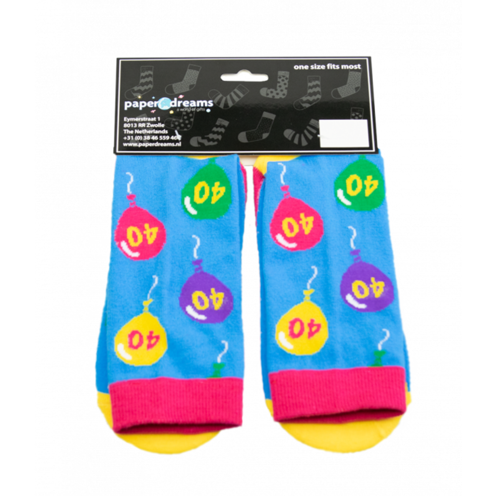 Paper Dreams Chaussettes humoristiques 40 ans | par paire