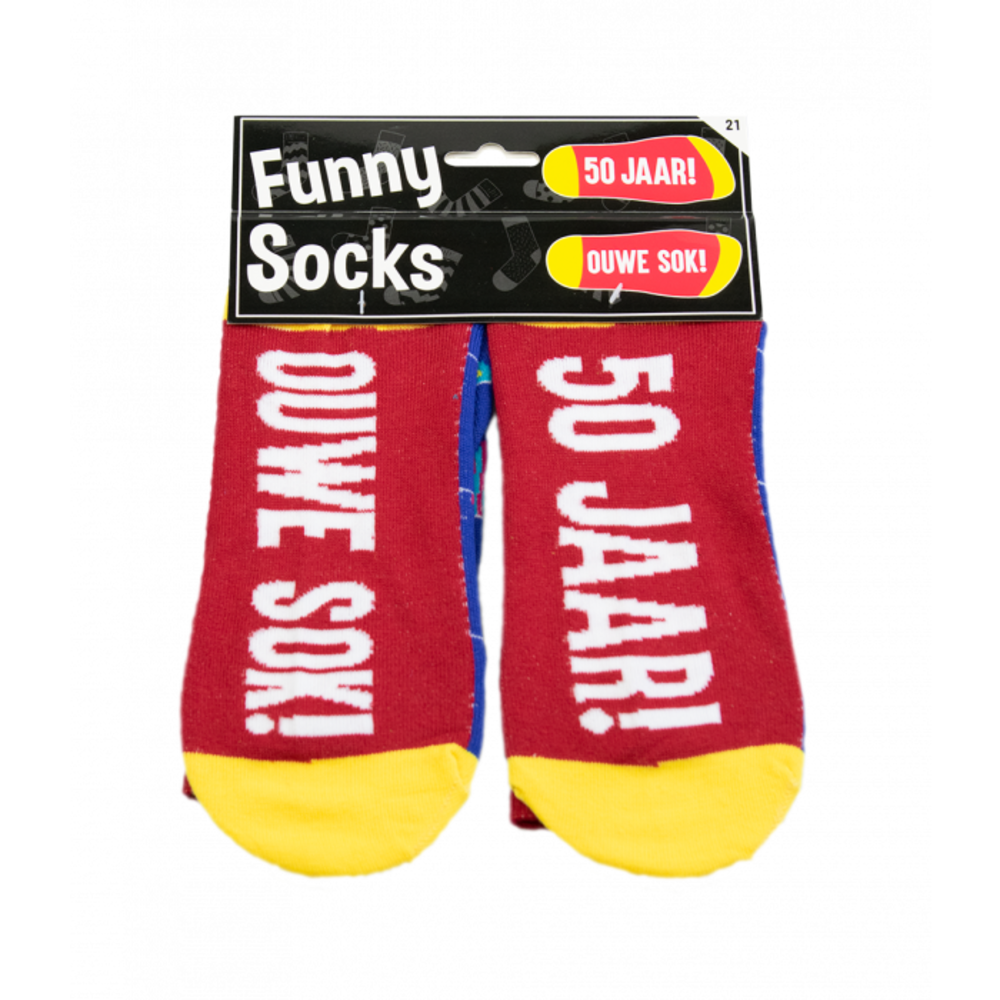 Paper Dreams Humorvolle Socken zum 50. Jubiläum | pro Paar
