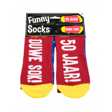Paper Dreams Humorvolle Socken zum 50. Jubiläum | pro Paar
