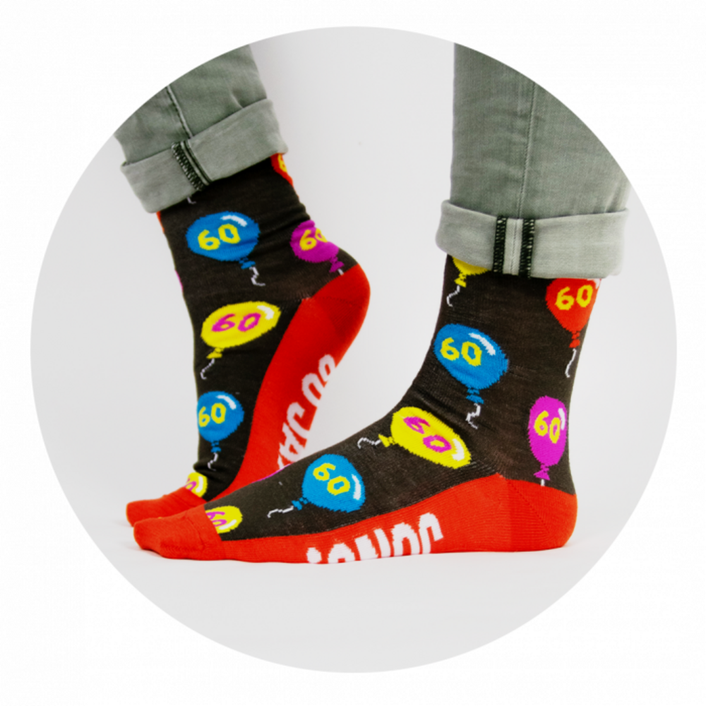 Paper Dreams Humorous Socks 60 Years | per pair