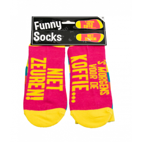 Paper Dreams Humorous Socks for Coffee | per pair