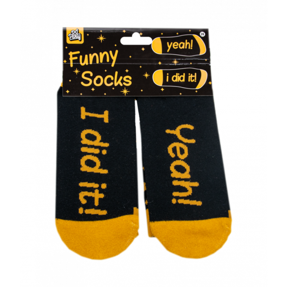 Paper Dreams Humorous Socks I Did It! | per pair