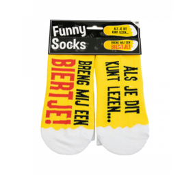 Paper Dreams Humoristische Sokken Breng mij een biertje | per paar Paper Dreams Humoristische Sokken Breng mij een biertje | per paar