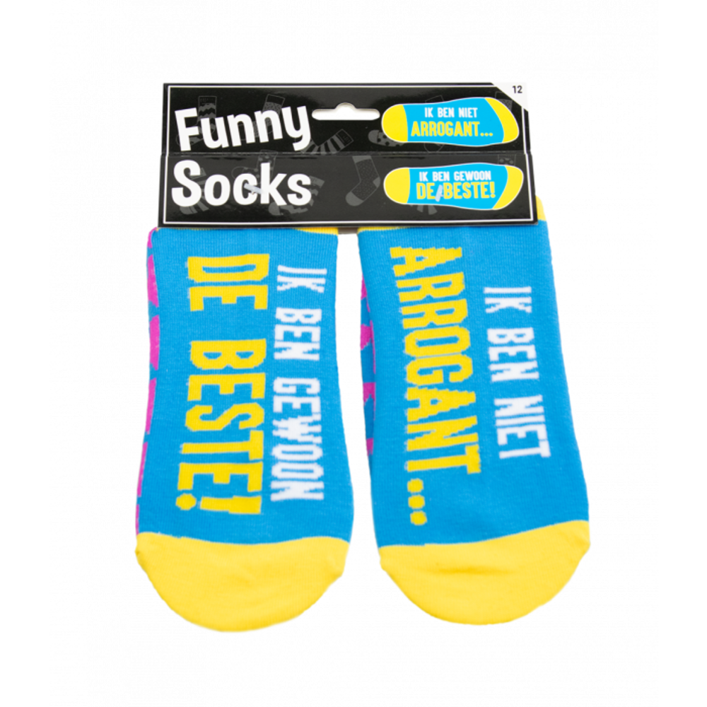 Paper Dreams Chaussettes humoristiques « Je ne suis pas arrogant » | par paire