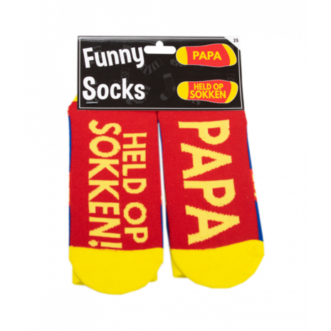 Paper Dreams Humorvoller Socken-Papa, ein Held in Socken | pro Paar