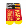 Paper Dreams Humorous Socks Dad hero in socks | per pair