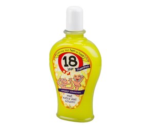 Paper Dreams Humoristische Fles Shampoo 18 jaar | per stuk Paper Dreams Humoristische Fles Shampoo 18 jaar | per stuk