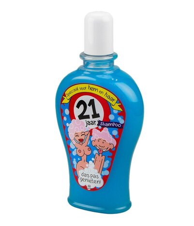 Paper Dreams Humoristische Fles Shampoo 21 jaar | per stuk Paper Dreams Humoristische Fles Shampoo 21 jaar | per stuk