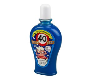 Paper Dreams Humoristische Fles Shampoo 40 jaar Man | per stuk Paper Dreams Humoristische Fles Shampoo 40 jaar Man | per stuk