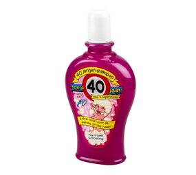 Paper Dreams Humoristische Fles Shampoo 40 jaar Vrouw | per stuk Paper Dreams Humoristische Fles Shampoo 40 jaar Vrouw | per stuk