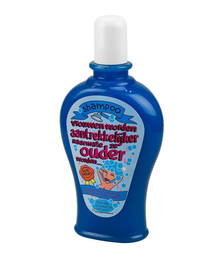 Paper Dreams Humoristische Fles Shampoo Vrouwen aantrekkelijker | per stuk Paper Dreams Humoristische Fles Shampoo Vrouwen aantrekkelijker | per stuk