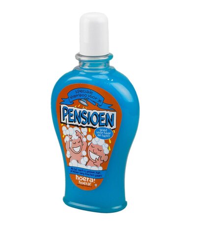 Paper Dreams Humorvolle Shampooflasche für den Ruhestand | pro Stück