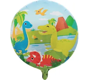 WeFiesta Dinosaurier-Folienballon 46 cm | pro Stück