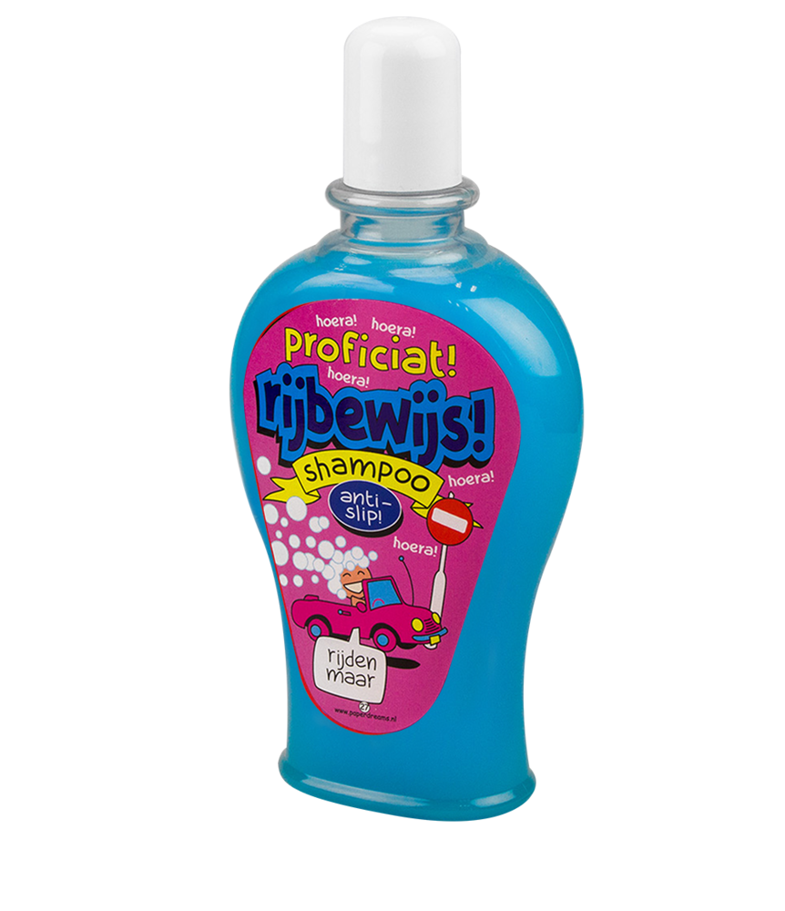 Paper Dreams Humorvoller Führerschein in Form einer Shampooflasche | pro Stück
