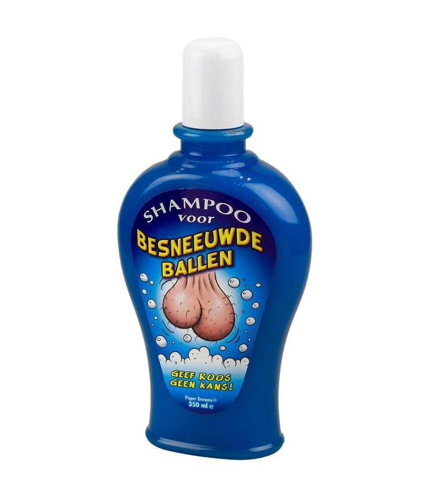 Paper Dreams Humorous Shampoo Bottle Snowy Balls | per piece