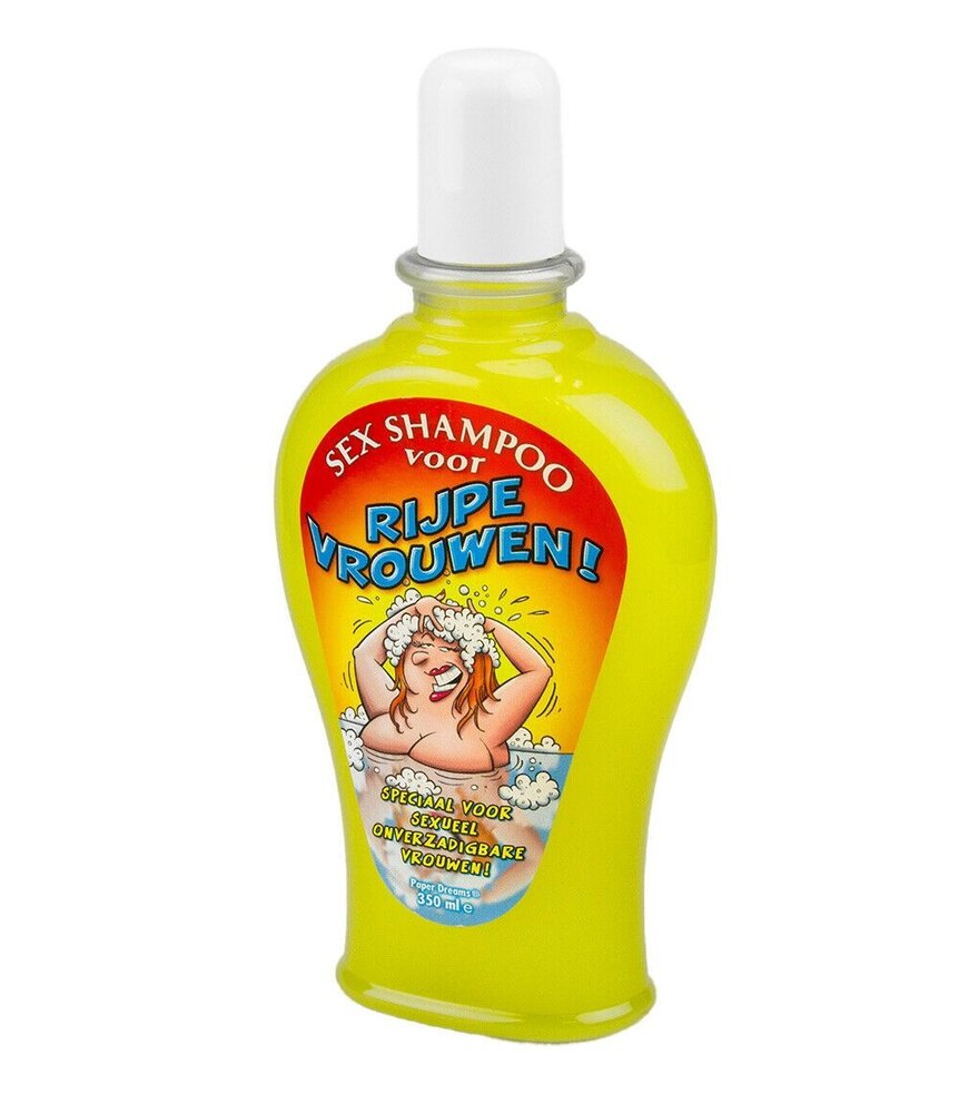 Paper Dreams Humoristische Fles Shampoo Rijpe Vrouwen | per stuk Paper Dreams Humoristische Fles Shampoo Rijpe Vrouwen | per stuk