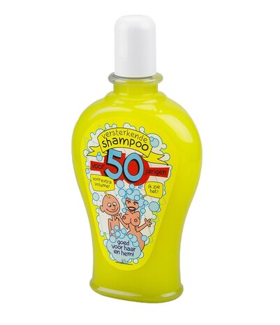Paper Dreams Humoristische Fles Shampoo 50 jaar | per stuk Paper Dreams Humoristische Fles Shampoo 50 jaar | per stuk