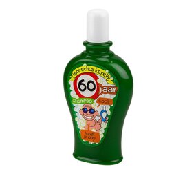 Paper Dreams Humoristische Fles Shampoo 60 jaar Man | per stuk Paper Dreams Humoristische Fles Shampoo 60 jaar Man | per stuk