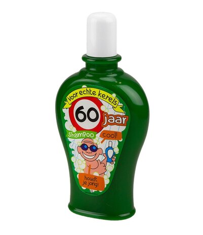 Paper Dreams Humoristische Fles Shampoo 60 jaar Man | per stuk