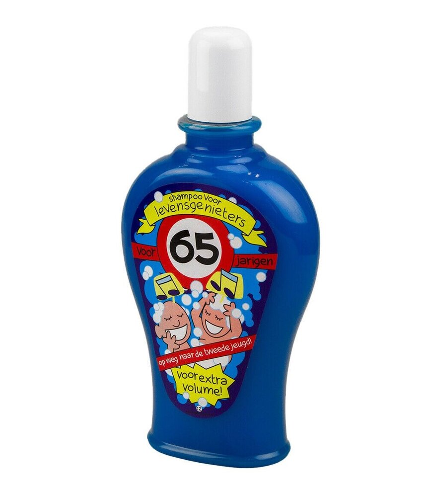 Paper Dreams Humoristische Fles Shampoo 65 jaar | per stuk Paper Dreams Humoristische Fles Shampoo 65 jaar | per stuk