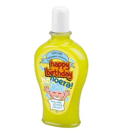 Paper Dreams Humoristische Fles Shampoo Happy Birthday | per stuk Paper Dreams Humoristische Fles Shampoo Happy Birthday | per stuk
