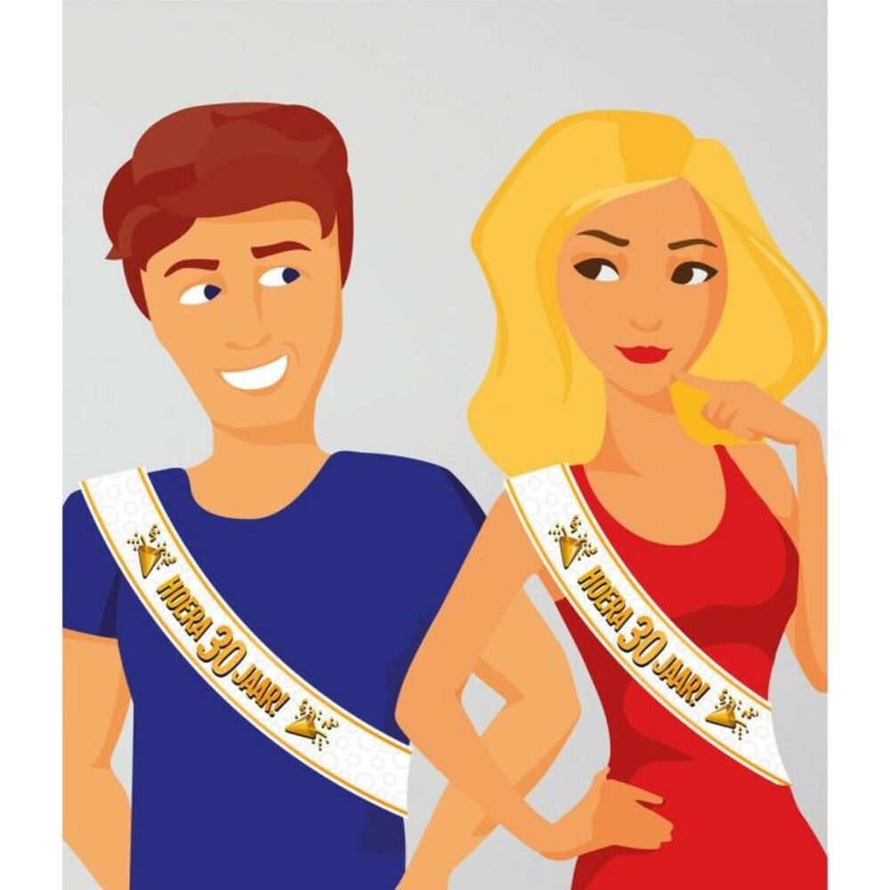 Paper Dreams Party Sjerp 30 jaar | per stuk