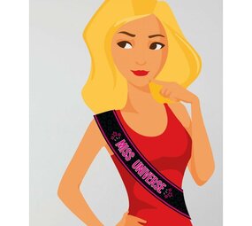 Paper Dreams Party Sjerp Miss Universe | per stuk