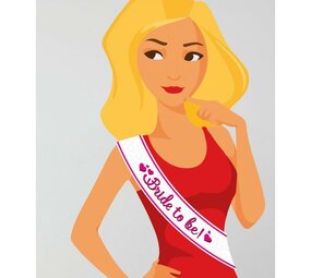 Paper Dreams Party Sjerp Bride to Be | per stuk