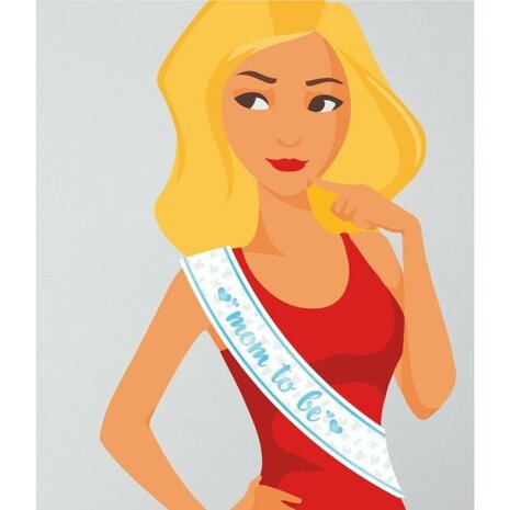 Paper Dreams Party Sjerp Mom to Be! Blue | per stuk Paper Dreams Party Sjerp Mom to Be! Blue | per stuk