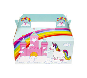 LG Imports Einhorn-Gastgeschenkbox 22,5 x 12 x 9,5 cm | 12 Stück