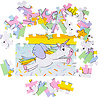 LG Imports Unicorn Puzzle 48 pieces | per box LG Imports Unicorn Puzzle 48 pieces | per box