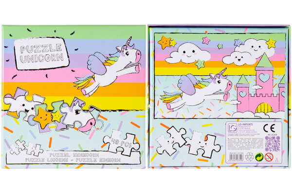 LG Imports Unicorn Puzzle 48 pieces | per box