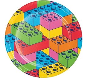 Creative Converting Lego Borden Block Bash 23cm | 8 stuks Creative Converting Lego Borden Block Bash 23cm | 8 stuks