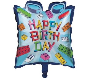 Creative Converting Lego Block Bash Helium Balloon 66cm Empty | per piece